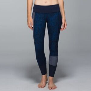 Lululemon Wunder Under Full Lemgth Sashiko Leggings